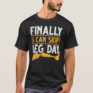 Camiseta Perna Prostética De Saúde Do Gyout Finalmente Poss