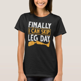 Camiseta Perna Prostética De Saúde Do Gyout Finalmente Poss