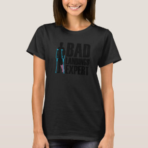 Camiseta Perna Quebrada Legal Para Homens Mulheres Tornozel