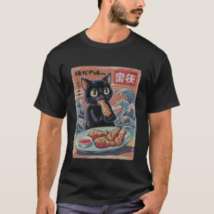 Camiseta Pernas de Frango Gato Gatinho Japonês