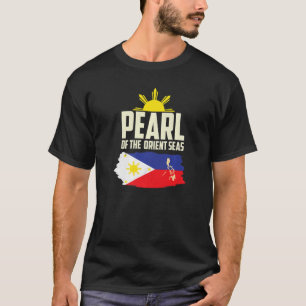 Camiseta Pérola do Mar Oriente Filipinas Filipino Orig
