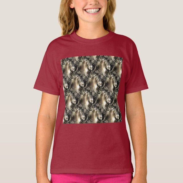 Camiseta Pérolas Douradas (Frente)