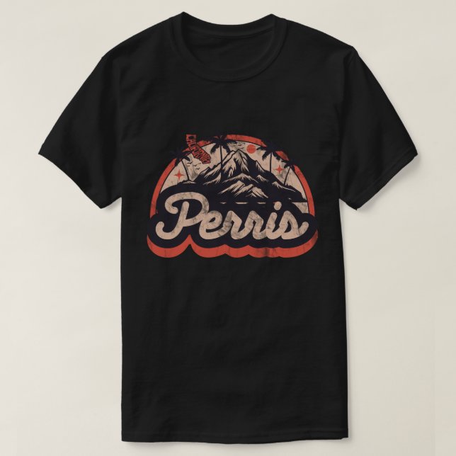 Camiseta Perris, Califórnia (Frente do Design)