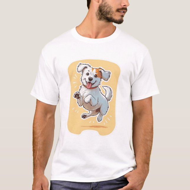 Camiseta Perro Feliz (Frente)