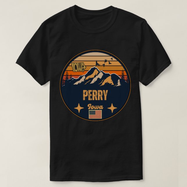 Camiseta Perry, Iowa (Frente do Design)
