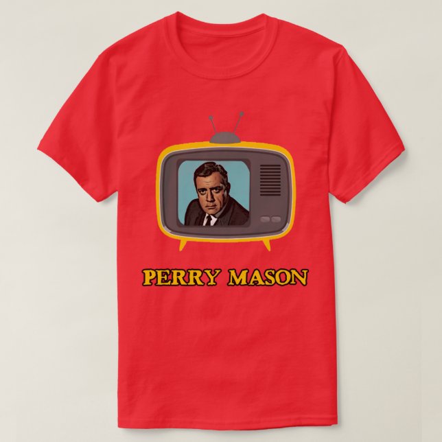 Camiseta perry mason tv advogado vintage (Frente do Design)