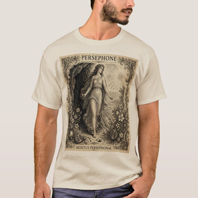Camiseta Perséfone – Mitologia Grega (Frente)