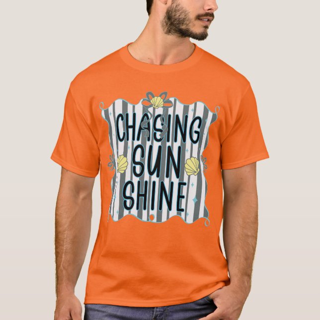 Camiseta Perseguição de Sunshine Summer Vibes (Frente)