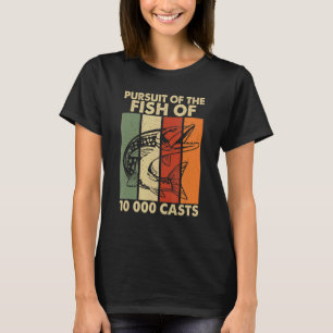 Camiseta Perseguição Do Norte Pike A Muskie Hunter Musky