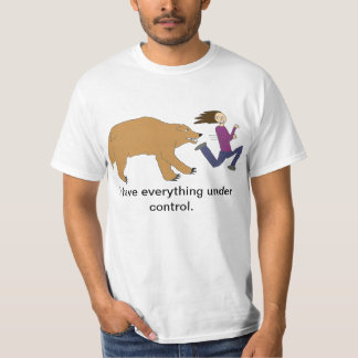 Camiseta Perseguido por um urso