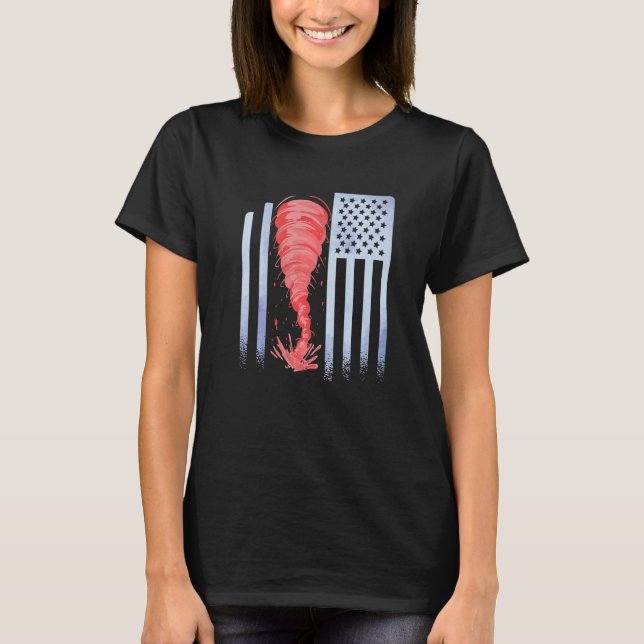 Camiseta Perseguidor de Tempestade FAN Tornado Clima   (Frente)