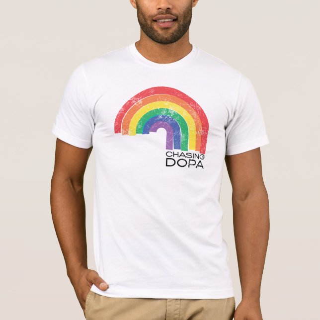 Camiseta Perseguindo Dopa(minha) (Frente)