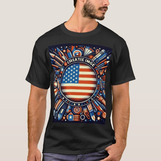 Camiseta **Perseguindo o American Vibe** (Frente)