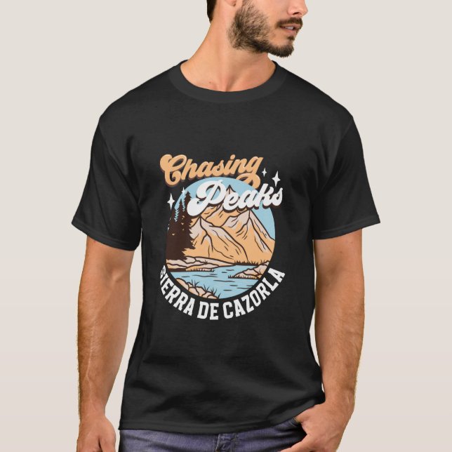 Camiseta Perseguindo Picos - Sierra de Cazorla (Frente)