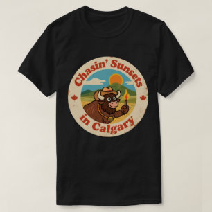 Camiseta Perseguindo Pôr do Sol_ Inspirado na Pradaria de C