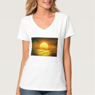 Camiseta Perseguindo Pôrs do sol, Pegando Sonhos T-Shirts f