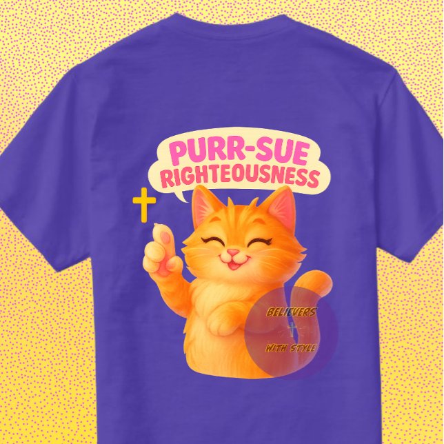 Camiseta Perseguir a Justiça - Cristão (Criador carregado)