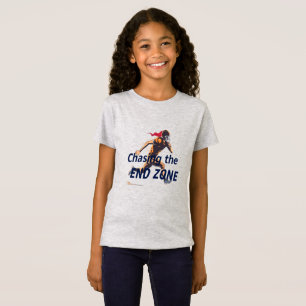 Camiseta Perseguir a Zona Final - Design de futebol dinâmic