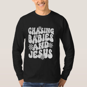 Camiseta Perseguir Bebês E Jesus Cristão Religioso
