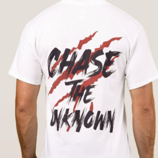 Camiseta Perseguir o Desconhecido – Gráficos de Roupas Urba