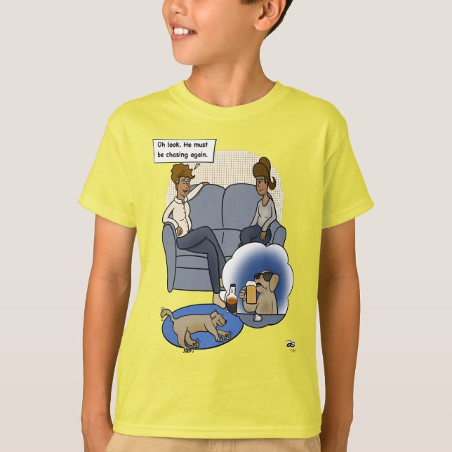 Camiseta Perseguir o Dream Yellow Boy (Frente)