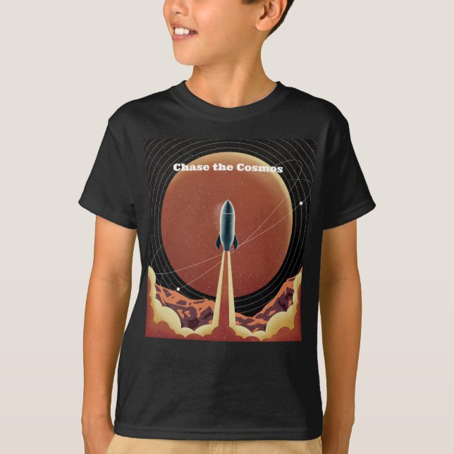 Camiseta Perseguir o Espaço Cósmico (Frente)