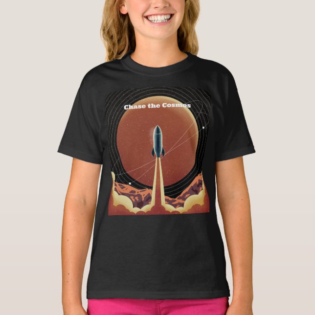 Camiseta Perseguir o Espaço Cósmico (Frente)