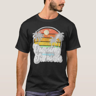 Camiseta Perseguir Pôrs do sol Praia Verão Sunset 70