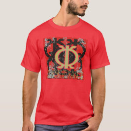 CAMISETA PERSEVERANÇA ADINKRA ABSTRATO