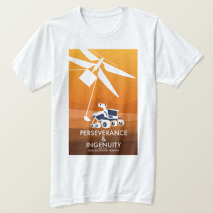 Camiseta Perseverança & Engenhosidade Mars 2020
