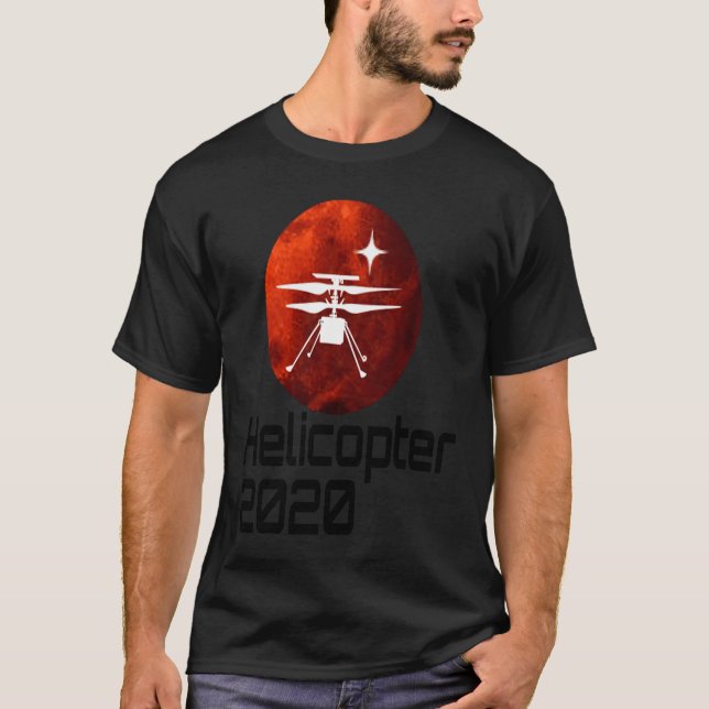 Camiseta Perseverance Mars Rover Helicopter Ingenuity Landi (Frente)