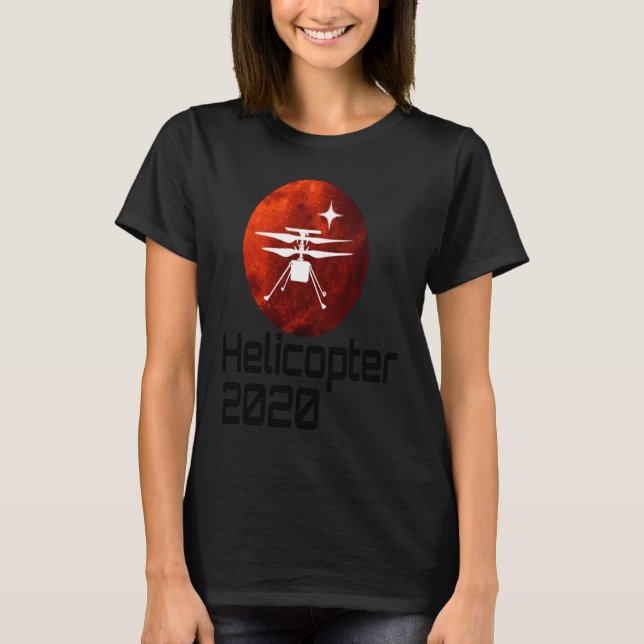 Camiseta Perseverance Mars Rover Helicopter Ingenuity Landi (Frente)