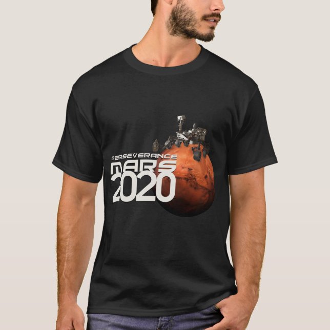 Camiseta Perseverance Rover Mars 2020 NASA T-shirt design (Frente)