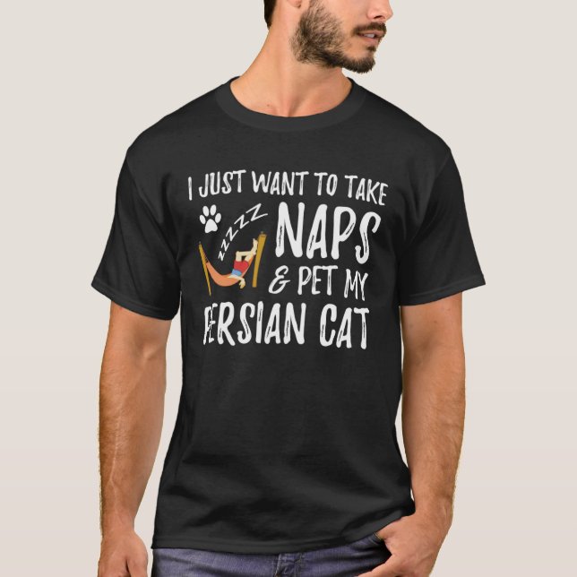 Camiseta Persian Cat Mom Nap  Cat   Idea (Frente)