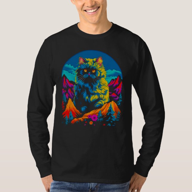 Camiseta Persian Cat Mountain (Frente)