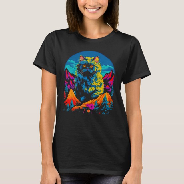 Camiseta Persian Cat Mountain (Frente)