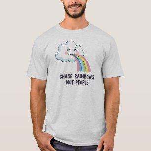 Camiseta Persiga Arco-íris, Não Pessoas – Citação Caprichos