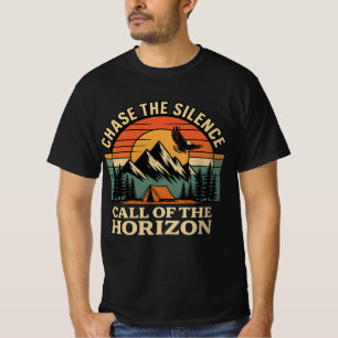 Camiseta Persiga o Silêncio - Aventura do Chamado do Horizo