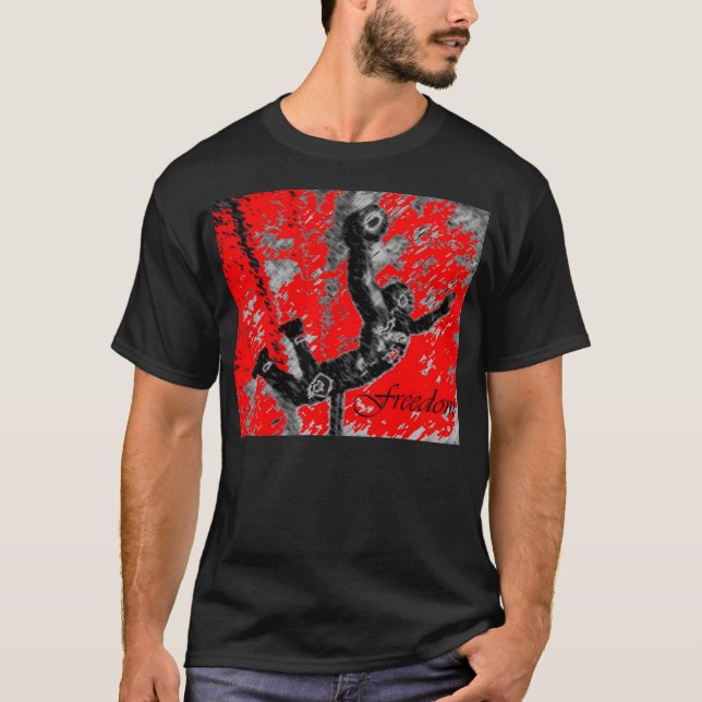 Camiseta Persiga o sonho: Liberdade T do MJ (Frente)