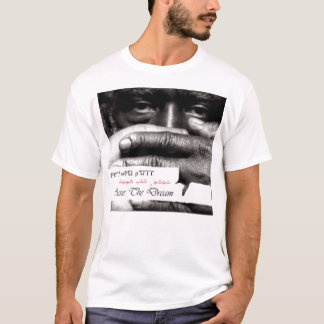 Camiseta Persiga o sonho: T preto e branco