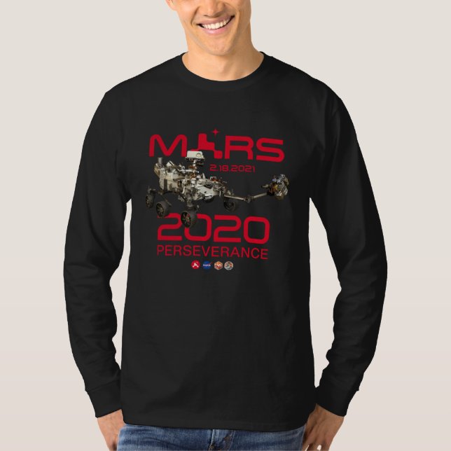 Camiseta Persistence Rover Mars 2020 Landing Day (Frente)