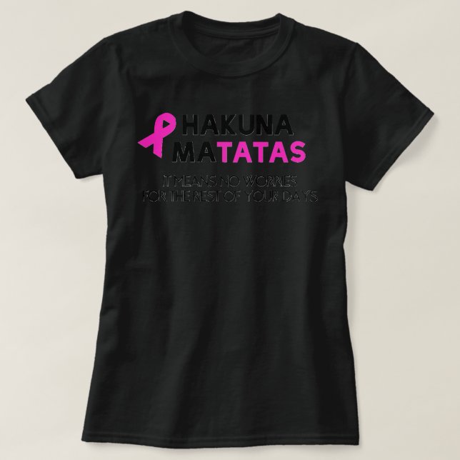 Camiseta Persistência da consciência do cancer da mama Long (Frente do Design)