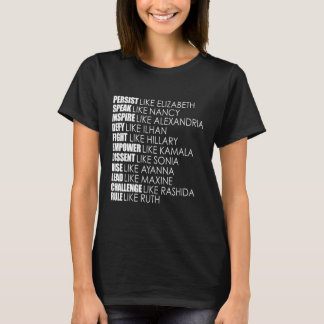 Camiseta Persistir como Elizabeth Rule Ruth