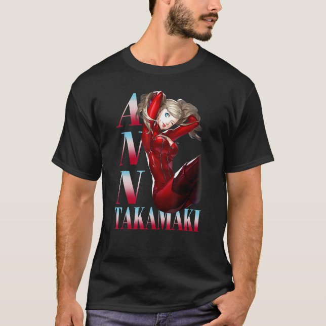 Camiseta Persona 5 Ann Takamaki Pose (Frente)