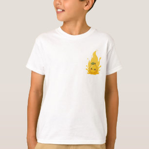 Camiseta Personagem Adorável Kawaii de Limão