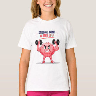 Camiseta Personagem Cerebral Divertido de Academia Citação
