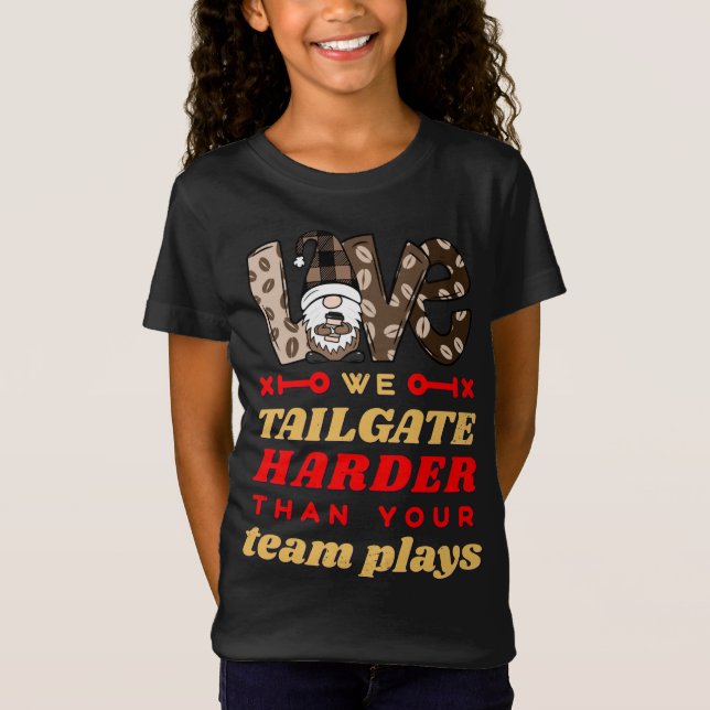 Camiseta Personagem de CHURRASCO de Tailgater do Kansas Cit (Frente)
