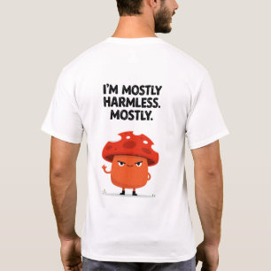 Camiseta Personagem de Cogumelo Engraçado e Inofensivo