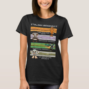 Camiseta Personagem de Compilação Engraçada por Imagem de B