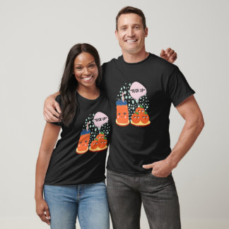 Camiseta Personagem de desenho animado de BD de Sumo Laranj